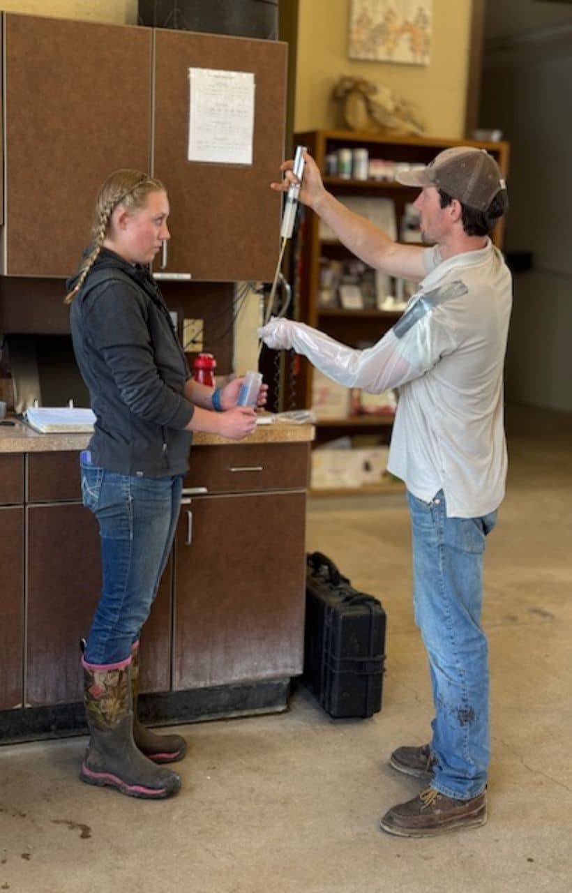 Vet and staff at All West Veterinary Hospital